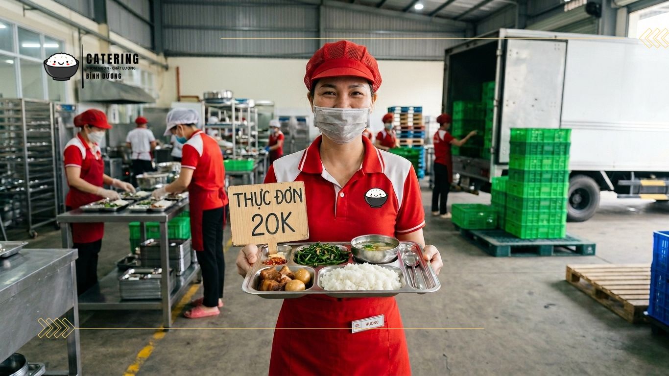 Thực đơn suất ăn công nghiệp 20K