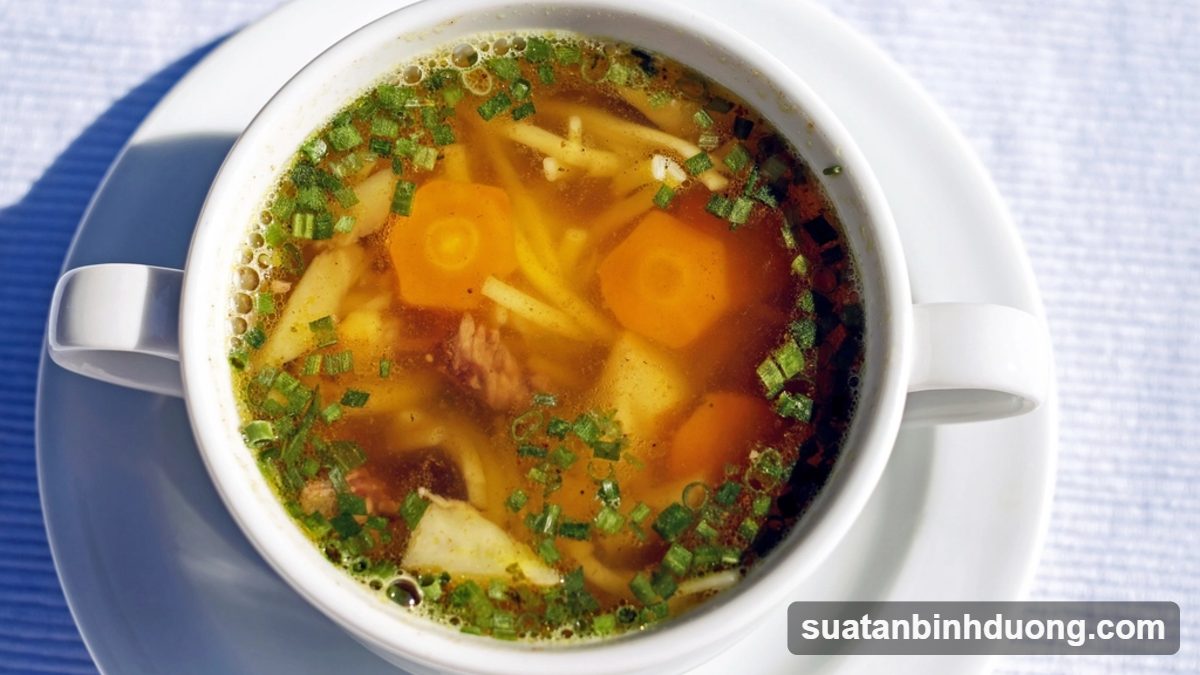 Tô canh chua chay thanh vị với rau củ tươi – Bình Dương Catering