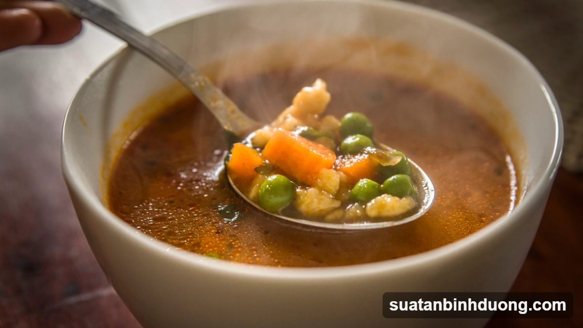Canh chua chay nóng hổi cho bữa cơm gia đình – Bình Dương Catering