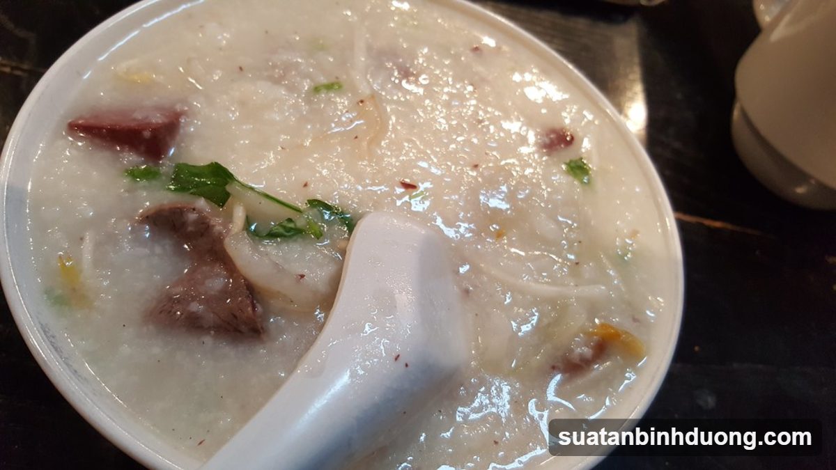 Cháo lòng sánh mịn, thơm hành phi – Bình Dương Catering